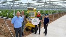 Annabel Shackleton with the Tiptree team
